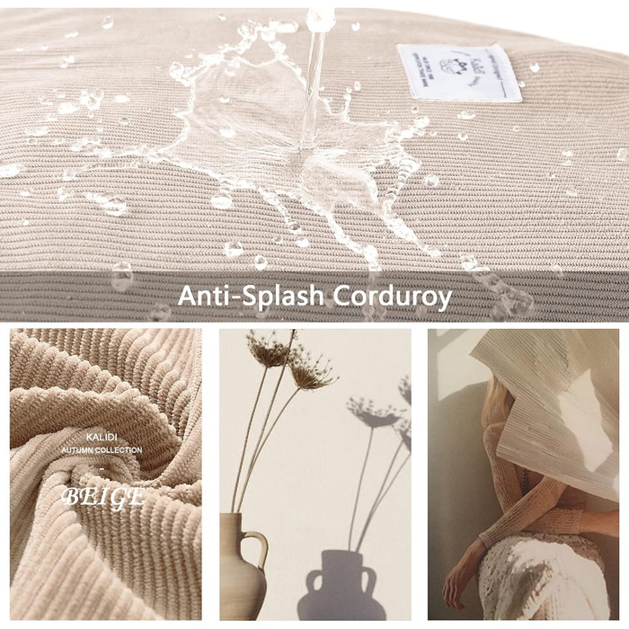 Сумка KALIDI Cord Shopper жіноча, велика, для школи, роботи, повсякденного використання, біла