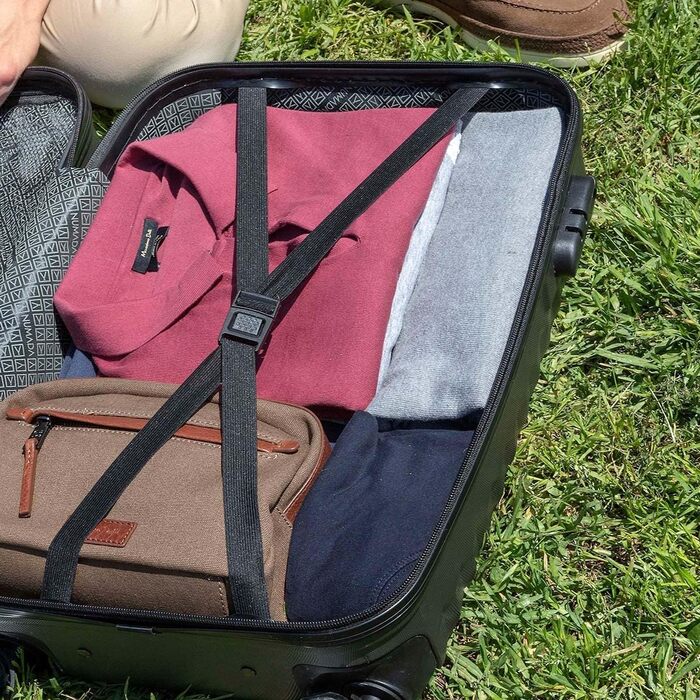 Набір валіз NEWTECK 4 шт. (75см, 63см, 53см) + косметичка, ABS, жорсткий, синій