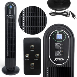 Підлоговий вентилятор Xtech KW-02, чорний