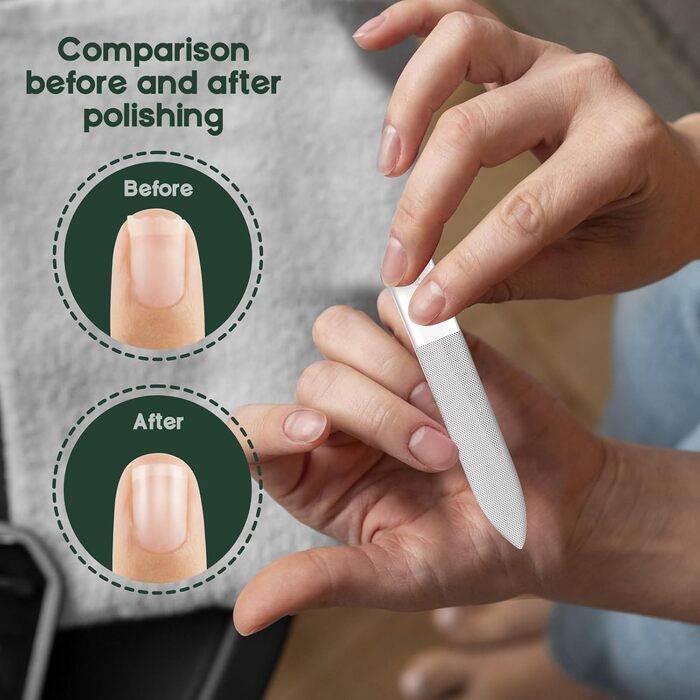 Набір для стрижки нігтів (3 шт.) з контейнером, нержавіюча сталь, для товстих нігтів