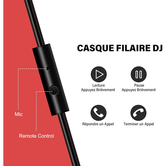 OneOdio Pro30: професійні навушники для DJ, музикантів та студії. Кабельні, з м'якими амбушюрами, Hi-Res звук, бас, Share-Port, 2 роз'єми 3.5mm, червоні
