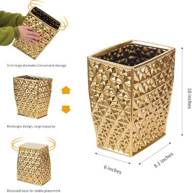 Набір аксесуарів для ванної кімнати Goldfarben: мильниця, тримач для зубних щіток, стаканчик та мильниця. Стильний декор для раковини або подарунок на новосілля.