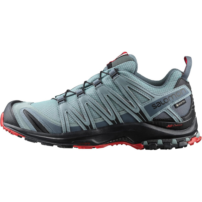 Чоловічі трекінгові черевики Salomon XA PRO 3D Gore-TEX (49 1/3 EU, чорний, Barbados Cherry)