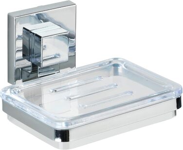 WENKO Vacuum-Loc® Soap Holder Quadro Stainless Steel