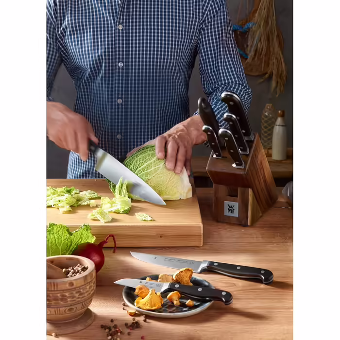 WMF Spitzenklasse Plus Santoku Knife 32 cm, Made in Germany, Forged Knife, Performance Cut, Special Blade Steel, Blade 18 cm