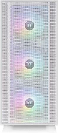 Корпус Thermaltake TG RGB ATX з темперованим склом | 120мм вентилятор | Чорний (H570 ARGB, Snow)