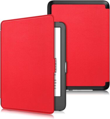 Чохол Flyorigin для Kindle Voyage (2014) з PU шкіри, Smart Sleep/Wake, червоний