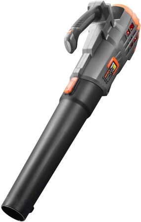 FUXTEC 20V Cordless Leaf Blower FX-E1LB20 - Includes 2 x 2Ah Li-Ion Batteries and 2.4A Charger - Leaf blower for removing leaves from gardens, walkways, and driveways - Quiet - up to 38m/s