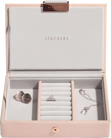 Stackers Mini Шкатулка для прикрас з кришкою, Рожевий колір