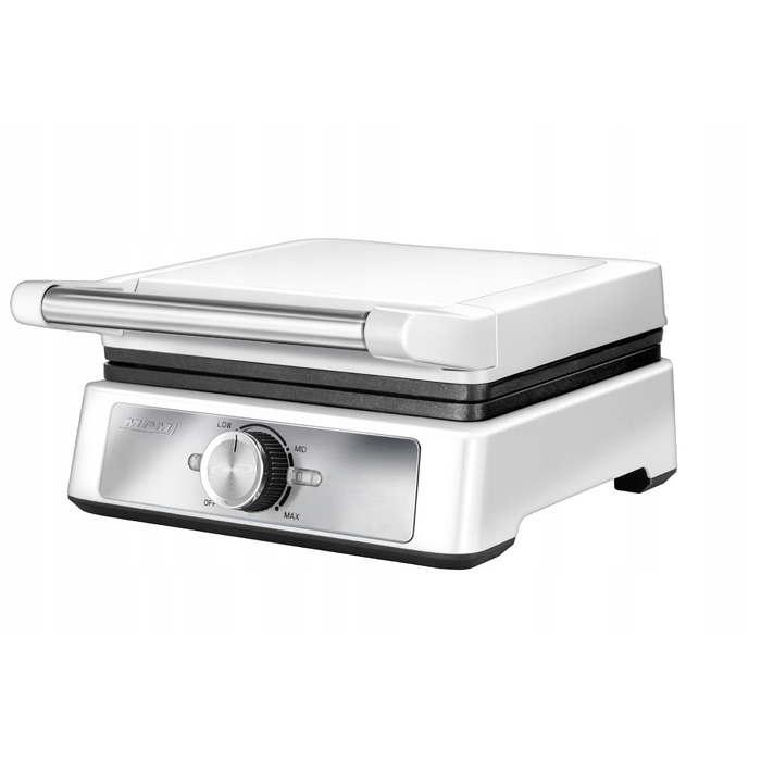 Вафельниця MPM MGO-41/C, 1600 Вт, 2 прямокутні форми, регулювання температури, чорна