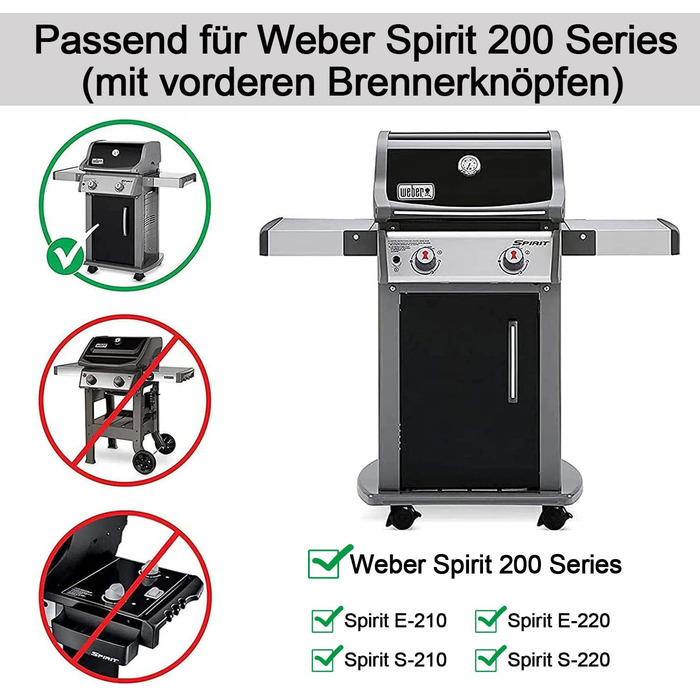 Решітка-гриль чавунна для Weber Spirit I & II серія 200, Spirit E-210, E-220, S-210, S-220. Замінна деталь Weber 7637, 44,5 см