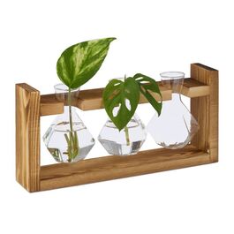 Relaxdays Reagent Tube Vase with Stand