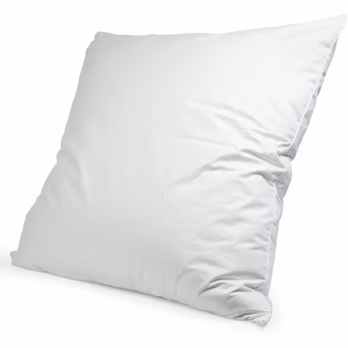 H&F Heimtextilien 4-Piece Set | Premium Quality | Pillowcases 80x80 cm | Filling: 1000 grams of Feathers, Goose Feathers | 100% Natural Pillow | Cover: 100% Cotton | Feather Pillow 80 x 80 cm | Oeko-TEX Certified 1000.0 grams 4