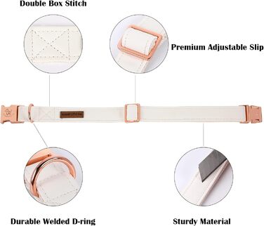 Елегантний шкіряний нашийник та поводок для собак - довговічний аксесуар для маленьких собак, підходить для осені, регульований, 1 шт.