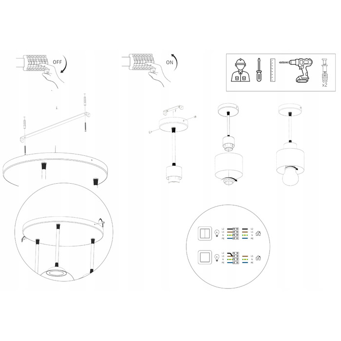 Підвісна люстра Elko-Lighting Spring Ecru, 3 точки освітлення, цоколь E27