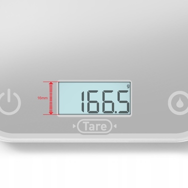 Кухонні ваги Tefal Optiss, сріблястий/сірий, 5 кг