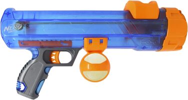 Іграшка для собак NERF Dog Бластер для тенісних м'ячів, прозорий, 50 см, з 1 м'ячем