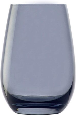 Stölzle Lausitz ELEMENTS Glasses 465ml Smoke Grey I Drinking Glasses 6-Piece Set I Dishwasher-Safe Glass Set I High Impact Resistance I Universal Glasses for Water, Juice, and Whisky