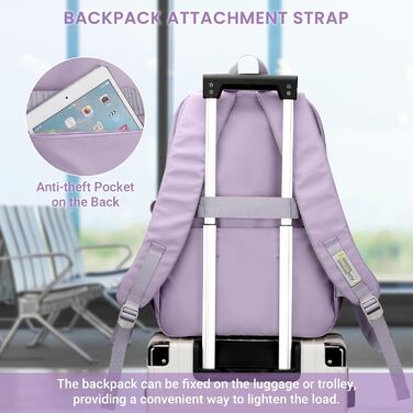 Шкільний рюкзак IvyH для дівчаток та хлопчиків, 15.6