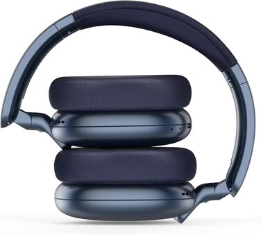 Бездротові накладні навушники C6 з активним шумозаглушенням (ANC), Bluetooth, 60 годин роботи, глибокий бас, з мікрофоном для ПК та iPad, сині
