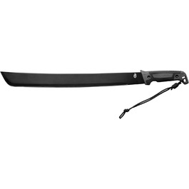 Мачете Gerber Gator Bush 45 см, карбоновий, з нейлоновим чохлом, чорний