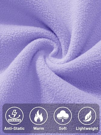 TACVASEN жіноча флісова жилетка для активного відпочинку, тепла жилетка з блискавкою та кишенями, спортивна жилетка для жінок (L, світло-фіолетовий)