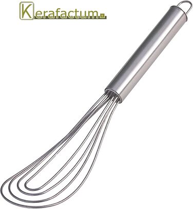 Віск Kerafactum зі сталі, 26 см - для збивання та приготування їжі