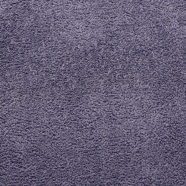 Комплект рушників Superior Denim Wash, 100% бавовна, 550 г/м², 6 шт: 2 для обличчя, 2 для рук, 2 банних, швидковисихаючі, жакардові, для ванної, кухні та пляжу, колір фіолетовий