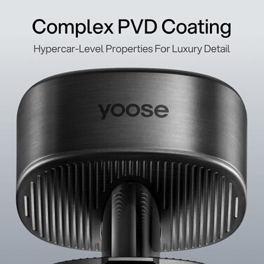 Електрична машинка для гоління голови Yoose Herren IPX7, 5 бритвених головок, USB-C, чорна