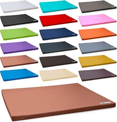 Лежанка для собак Easy з екошкіри, розмір M, 100 x 80 см, колір Cognac (коричневий)