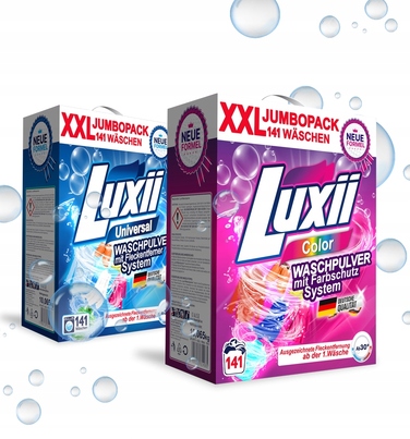 Універсальний пральний порошок Luxii з квітковим ароматом, 10 кг (на 141 прання)