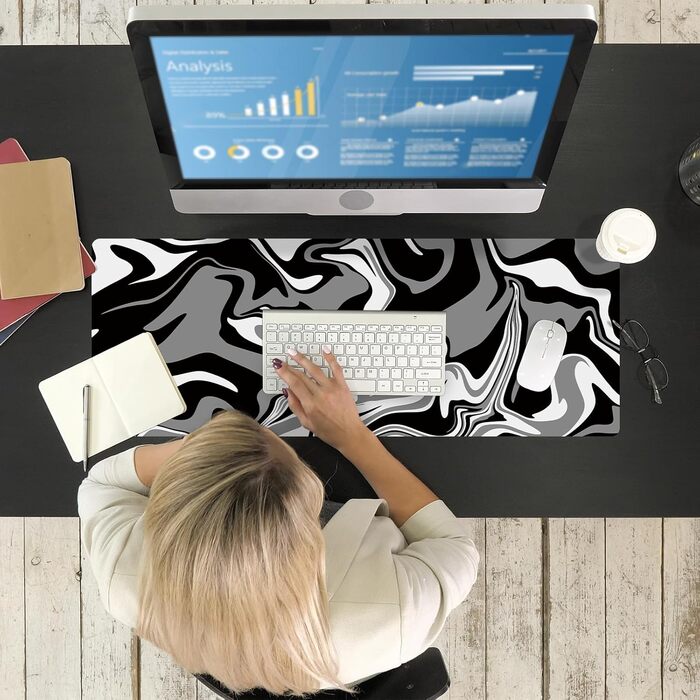 Ігрова мишка Pad Ovenbird з картою, XL, 80 x 30 см, чорний