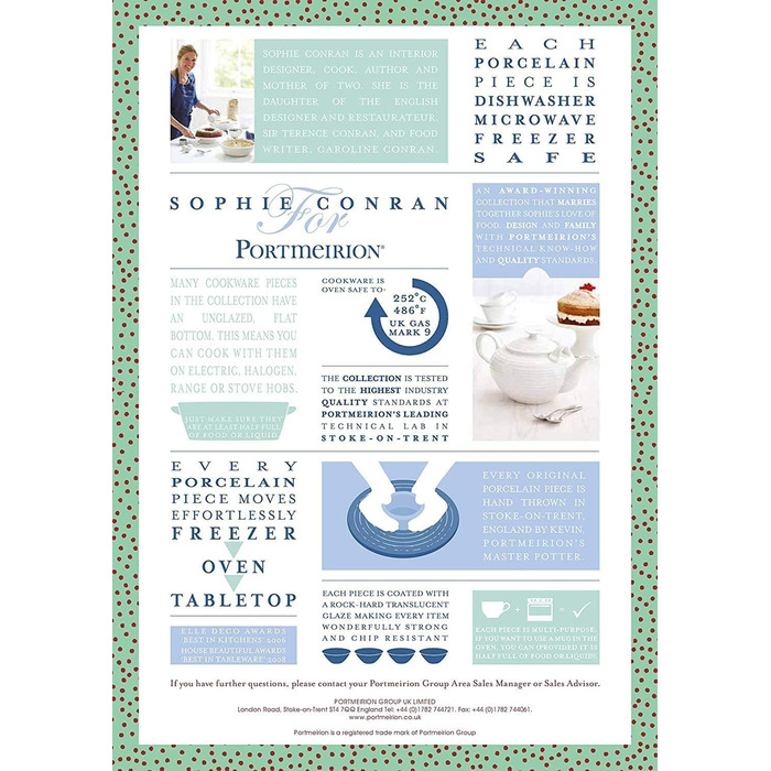 Portmeirion 423145 Cup, porcelain, 12.5 Fluid Ounces, white