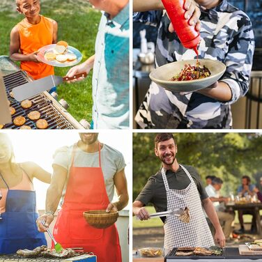 Набір інструментів для гриля MAIKEHIGH: 8 штук з нержавіючої сталі. Професійний шпатель, лопатка, щипці для BBQ, Teppanyaki, кемпінгу та гриля на плоскій поверхні.