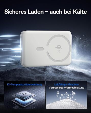 Power Bank Baseus EnerFill MagSafe 10000mAh з PD 22.5W та бездротовою зарядкою 15W для iPhone