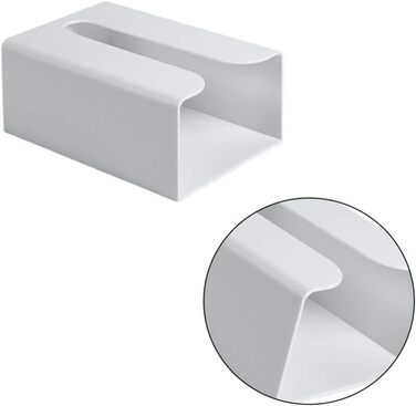 Cabilock Towel Dispenser Wall Tissue Box Wall Mount Under Table Cabinet No Trace Paper Towel Paper Towel Folded Towel Storage Kitchen Bathroom Toilet Office Gray