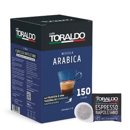 Кава Caffè Toraldo Miscela Arabica в капсулах ESE 44 (150 шт по 7 г), еспресо