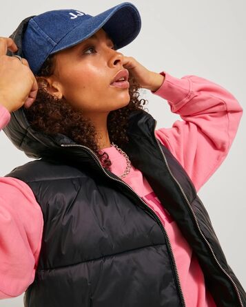Жіночий жилет JJXX Jxbillie Puffer Vest Otw Sn чорного кольору