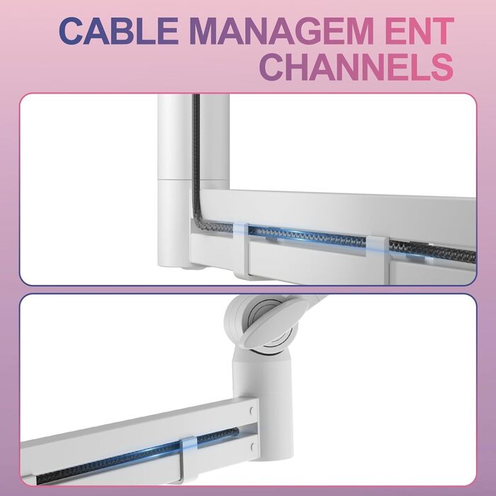 Низькопрофільний мікрофонний важіль, міцний тримач для мікрофона з кріпленням до столу 7 см, адаптери 3/8' та 5/8', для Blue Yeti, подкастів, геймінгу, вантажопідйомність до 2 кг, білий