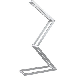 LED лампа настільна ELZO з регулюванням яскравості та гнучкою ніжкою, срібна