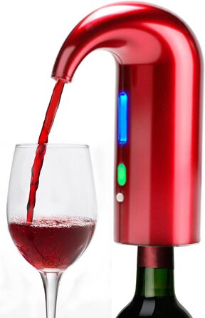 Electric Wine Aerator Dispenser, Electric Smart Decanter with Rechargeable USB Port, Electric Wine Decanter and Wine Dispenser Pourer, Wine Gift for Mother