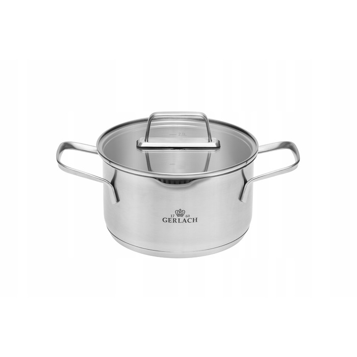 Набір каструль Gerlach Ambiente з нержавіючої сталі, 10 предметів