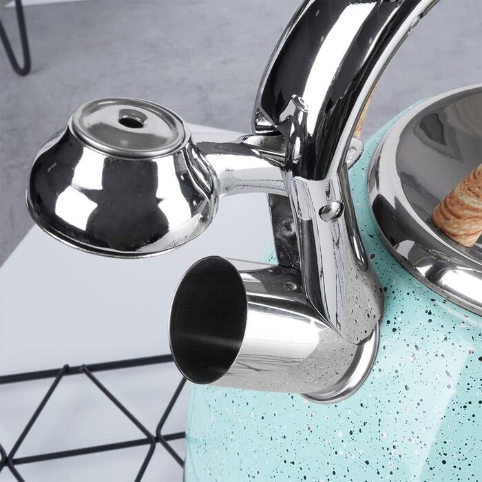 ORION GROUP Kettle | 3 L | Automatic Modern Whistling Kettle Water Boiler | For Gas and Induction (Blue)