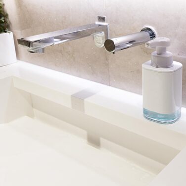 Automatic Soap Dispenser with Sensor Infrared Electric: 400ml Automatic No Touch Dispenser Soap with USB Charging Battery for Bathroom, Kitchen, Home White