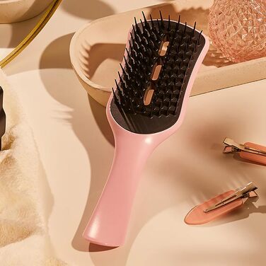 Тінгл Тізер Щітка для волосся Easy Dry & Go Pink – швидке сушіння, без пошкоджень, рожева