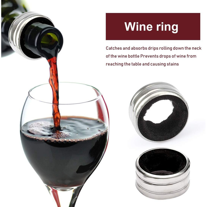 Набір для відкриття вина у дерев'яній коробці, подарунковий, люкс. Набір сомельє з відкривачем, пробками та аксесуарами для вина (Style 03)