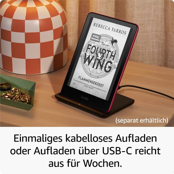 Amazon Kindle Paperwhite Signature Edition 32GB – Електронна книга з підсвічуванням, бездротовою зарядкою та 32 ГБ пам'яті (Смарагдовий)