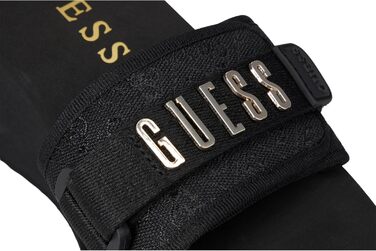 Босоніжки жіночі GUESS Dellean на танкетці, чорні, 42 EU