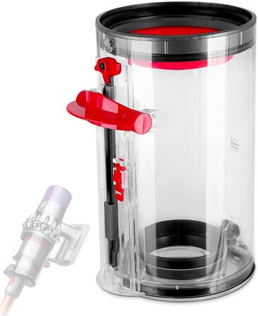 Прозорий контейнер для пилу SQLJYU для пилососів Dyson V10, SV12, SV13, SV27 - замінна частина