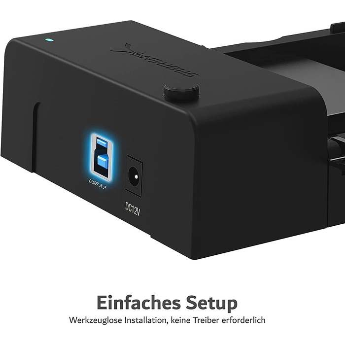 Док-станція для HDD/SSD SATA 2.5'/3.5' Sabrent – USB 3.0, 5Gbps, зовнішній корпус